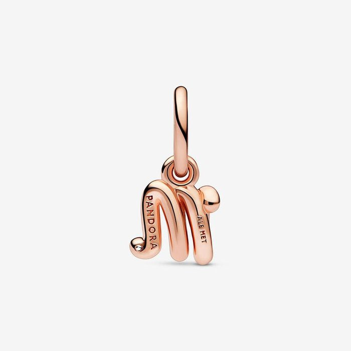 Alphabet Pendant Charm with Letter M