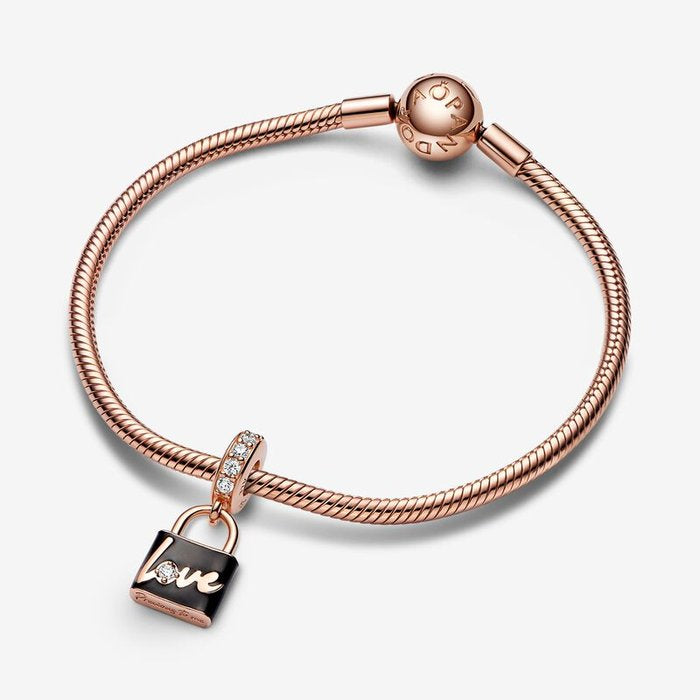 "Love" Padlock Pendant Charm