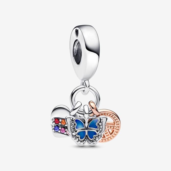 Charm Pendant Peace, Love and Freedom