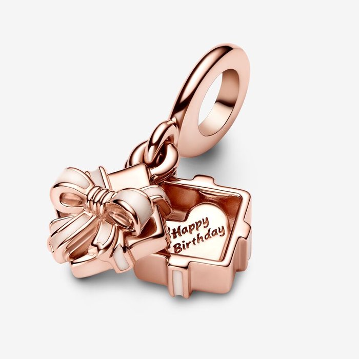 Pendentif Charm Cadeau "Joyeux Anniversaire"