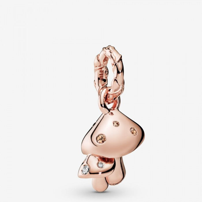 Sparkling Mushroom Pendant Charm