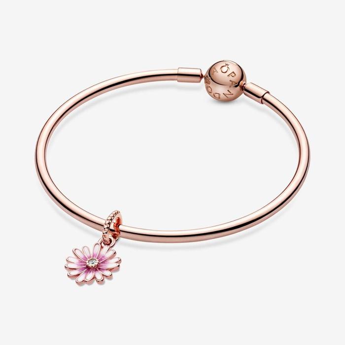 Charm Pendente Margherita Rosa