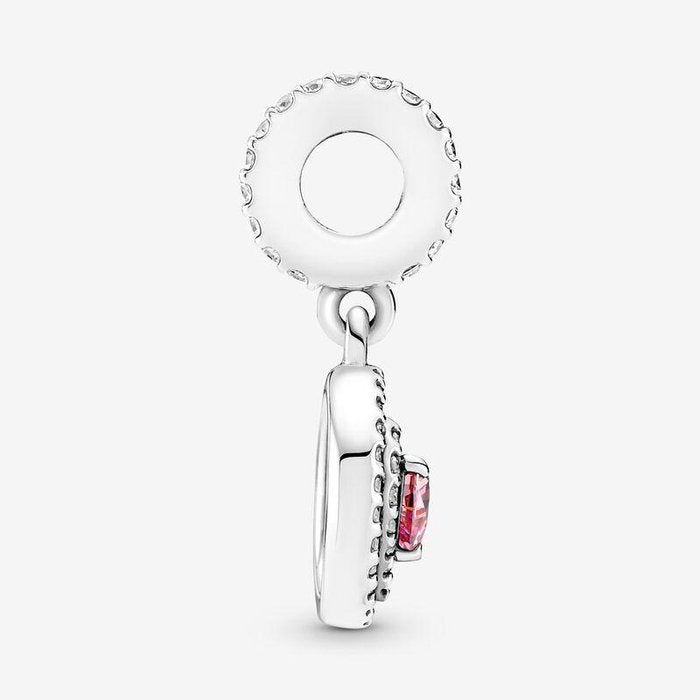 Pink Heart Pendant Charm