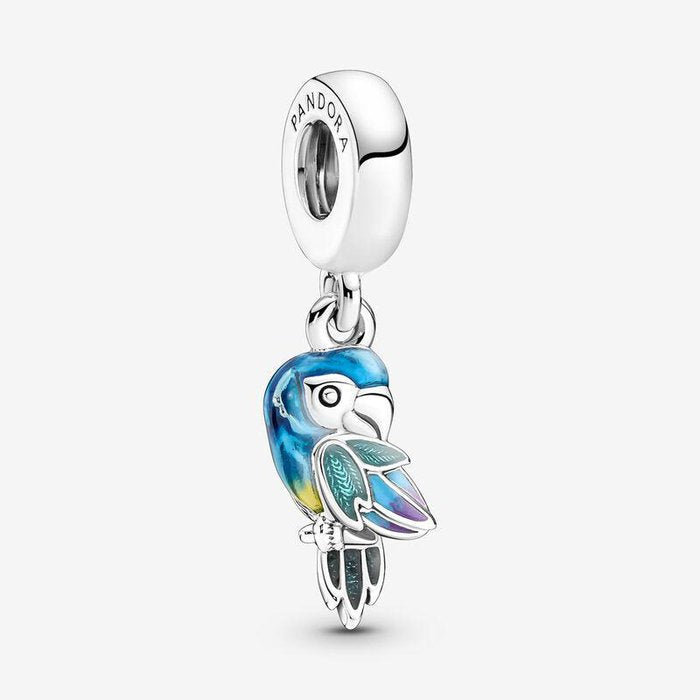 Pendentif Charm Perroquet du Paradis