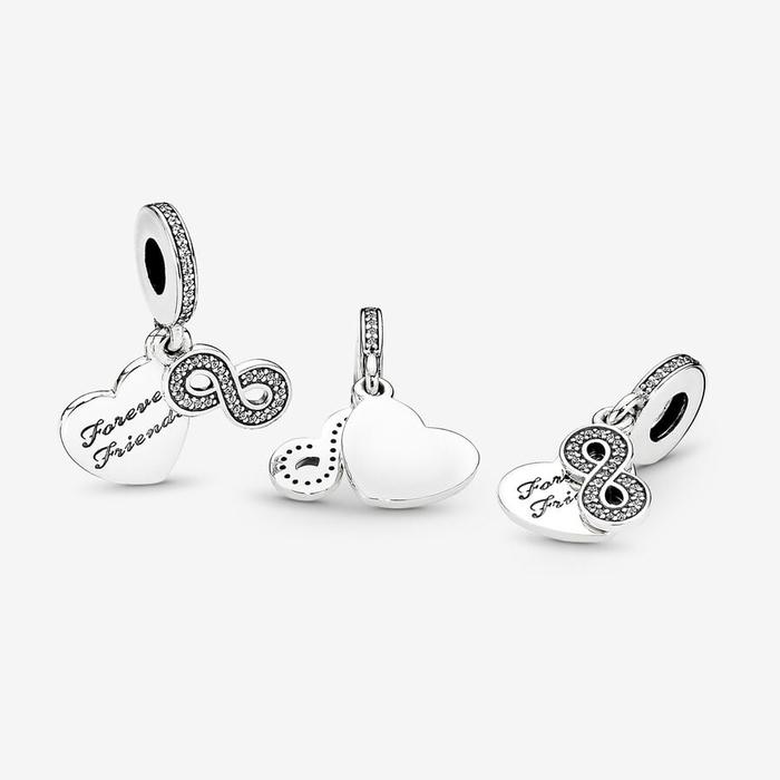 Charm Pendente Amiche per Sempre