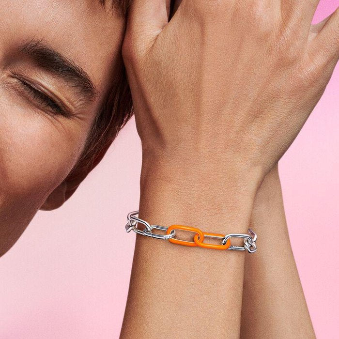 Charm Doppio Link Arancione Pandora ME