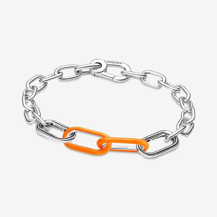Charm Doppio Link Arancione Pandora ME