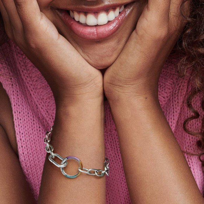 Charm connecteur rond Tie-Dye Pandora ME