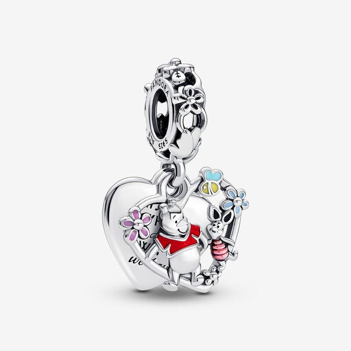 Pendentif Disney, pendentif Winnie l'ourson, Winnie et Porcinet