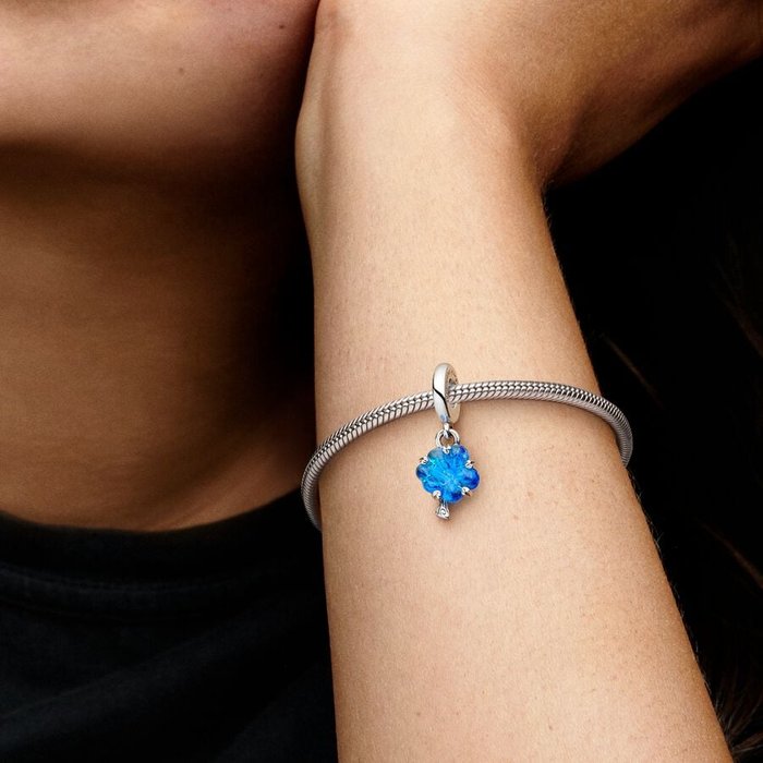 Charm Albero della Vita Vetro di Murano Blu