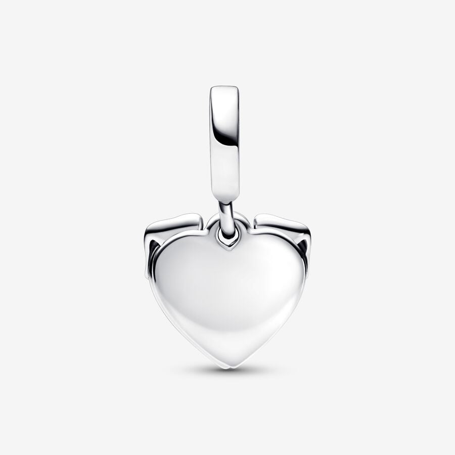 Pendentif à breloques « Je t'aime » à quatre pattes