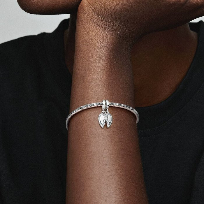 Divisible Friendship Heart Pendant Charm