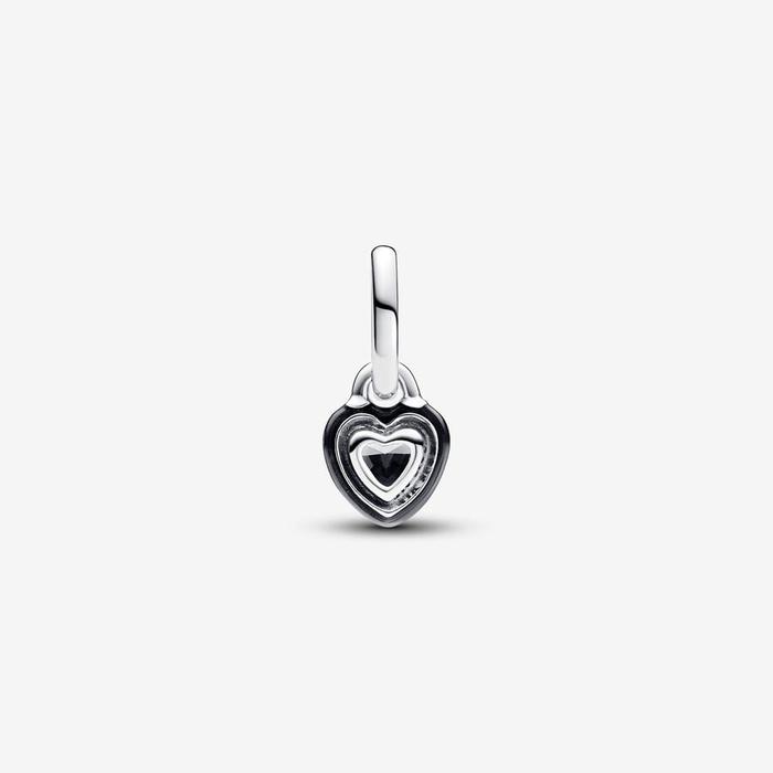 Mini pendentif cœur chakra noir Pandora ME
