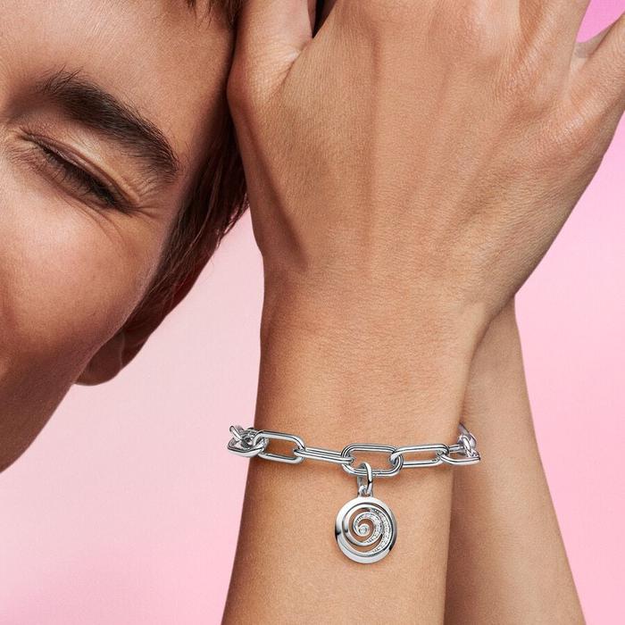 Charm Médaillon Gratitude Spirale Pandora ME