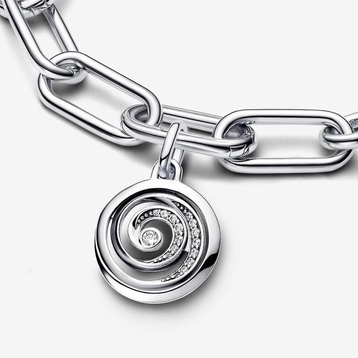 Charm Médaillon Gratitude Spirale Pandora ME