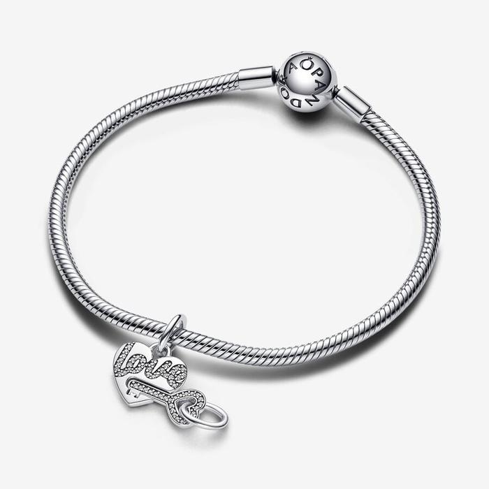 Divisible Heart and Key Pendant Charm