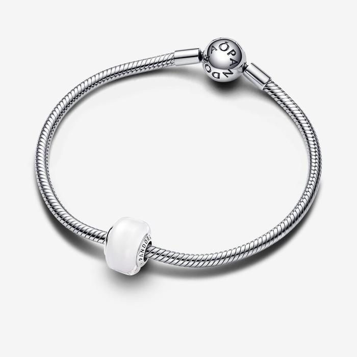 Charm Mini Vetro di Murano Bianco