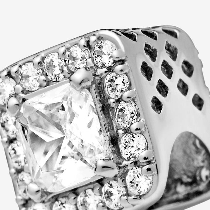 Point lumineux carré scintillant de charme