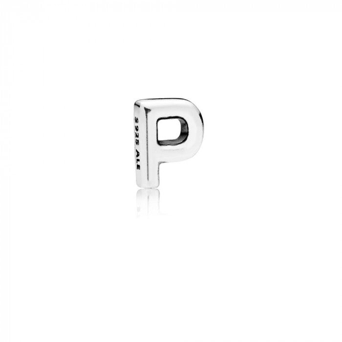 Petite letter P charm