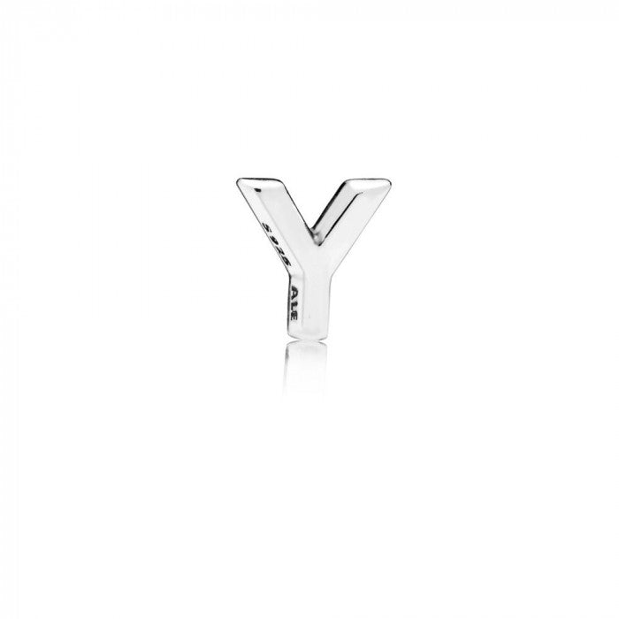 Petite letter Y charm