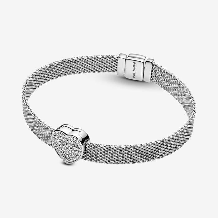 Charm cœur Pavé Reflexions