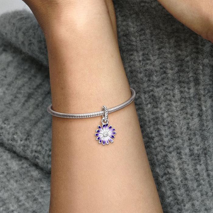 Charm Pendente Margherita Viola