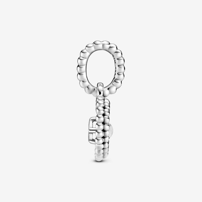 Pendentif Charm Coeur Blanc Avril