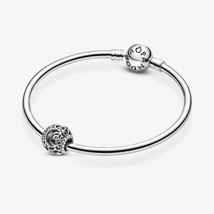 Charm Openwork Sun, Stars and Moon