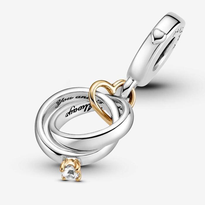 Wedding Ring Pendant Charm