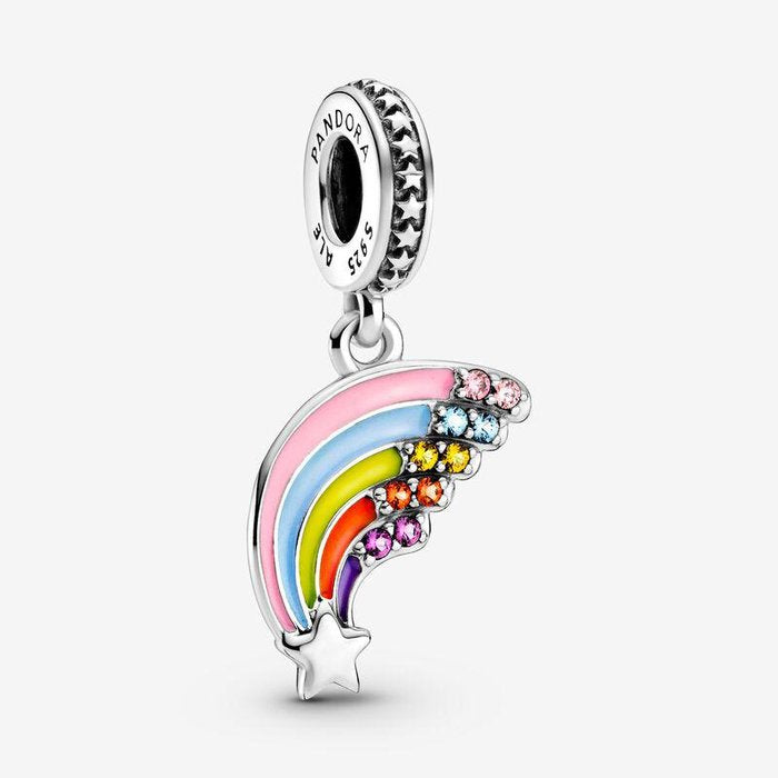 Pendentif couleur arc-en-ciel