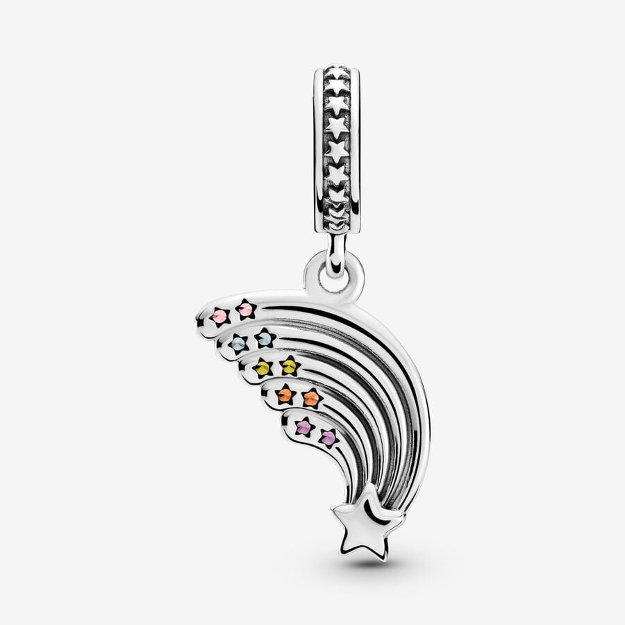 Pendentif couleur arc-en-ciel