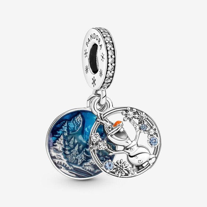 Disney, Frozen, Olaf in the snow pendant charm