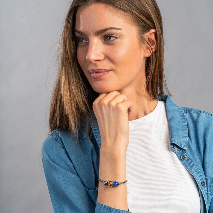 Agata Blu Scuro Rotonda