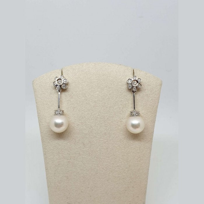 Boucles d'oreilles en perles et laiton