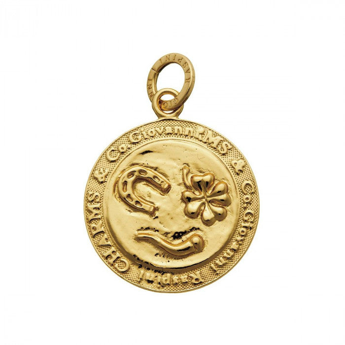 AMULETTES DE PIÈCES DE CHARME DORÉ