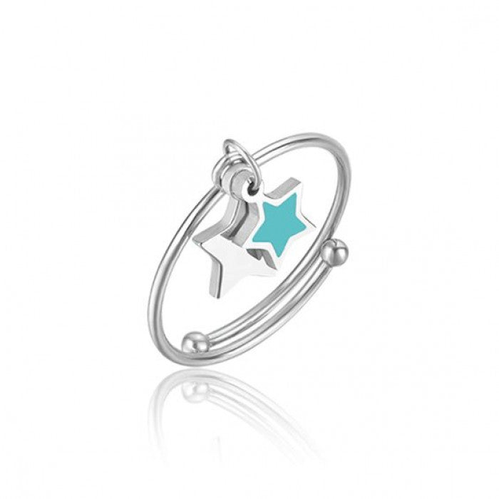 Bague étoile verte