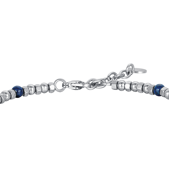 BRACCIALE UOMO IN ACCIAIO CON LAPIS E STELLA