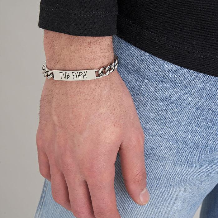 TVB PAPA' MEN'S STEEL BRACELET