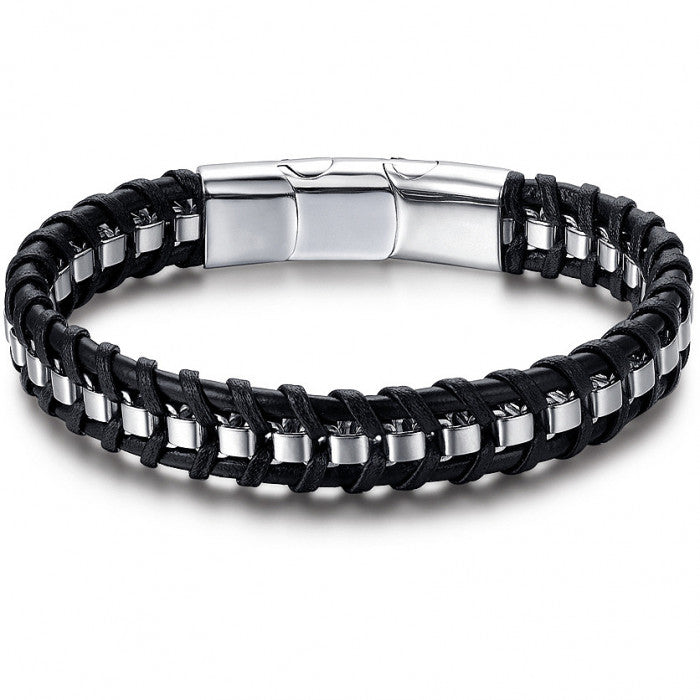 Bracelet en corde avec plaque