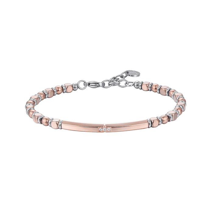 MEN'S BRACELET IN STEEL WITH HEMATITE STEEL