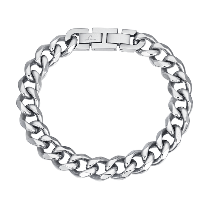 BRACCIALE UOMO IN ACCIAIO CATENA INTRECCIATA