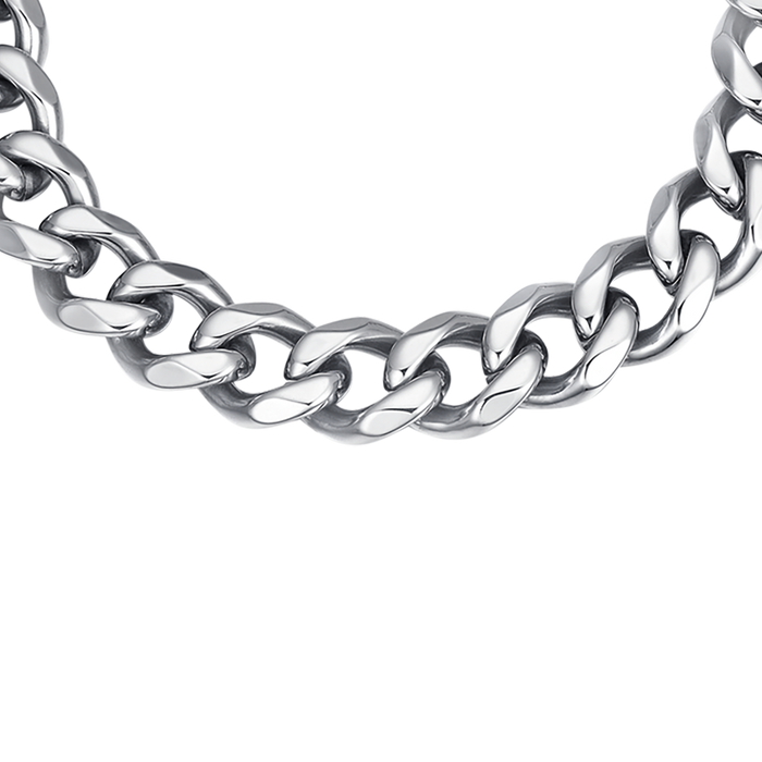 BRACCIALE UOMO IN ACCIAIO CATENA INTRECCIATA