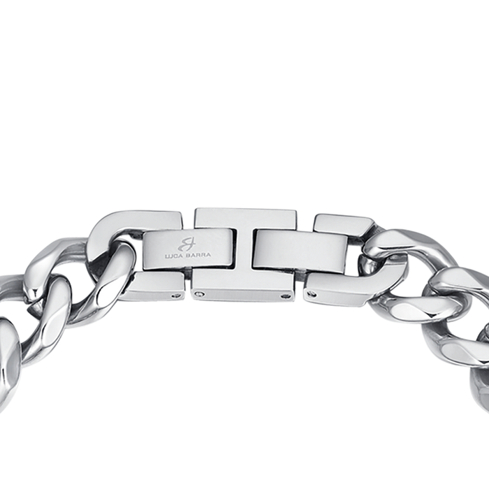 BRACCIALE UOMO IN ACCIAIO CATENA INTRECCIATA