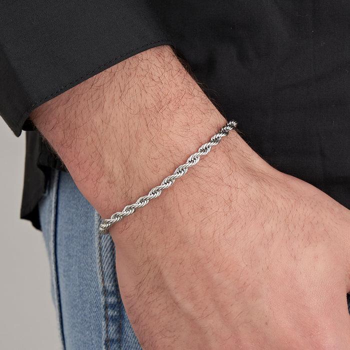 MEN'S BRACELET IN STEEL THIN MESH
