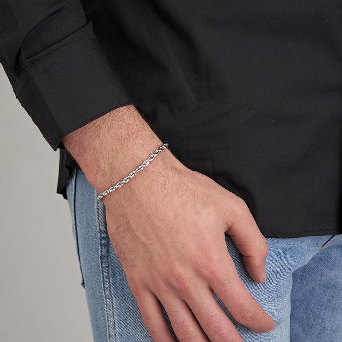 MEN'S BRACELET IN STEEL THIN MESH