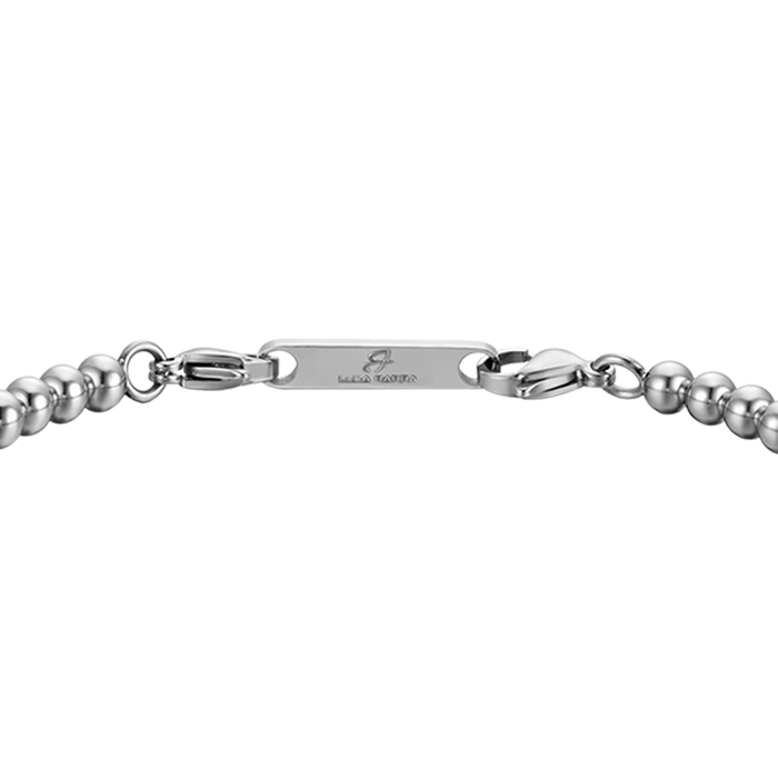 MEN'S BRACELET IN STEEL WITH TIGER'S EYE STONES