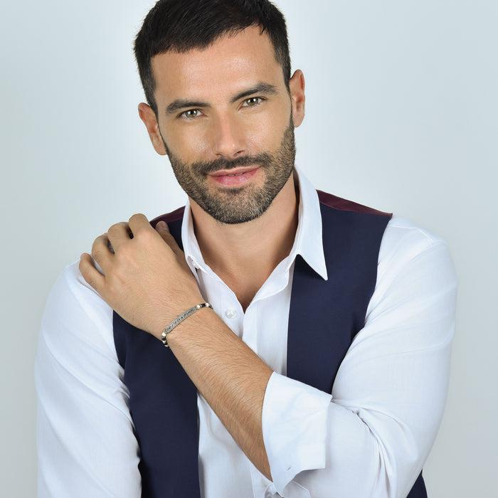 BRACCIALE UOMO IN ACCIAIO RENDI LA TUA VITA UN CAPOLAVORO
