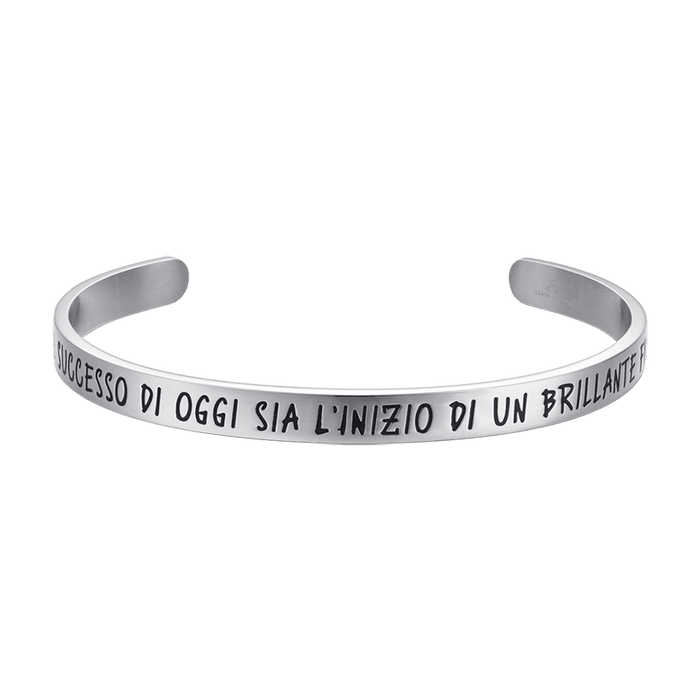 MEN'S STEEL BRACELET LET TODAY'S SUCCESS BE THE BEGINNING OF A BRILLIANT FUTURE