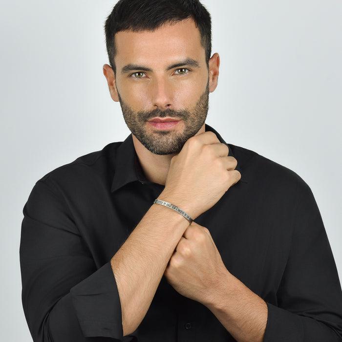 MEN'S STEEL BRACELET LET TODAY'S SUCCESS BE THE BEGINNING OF A BRILLIANT FUTURE