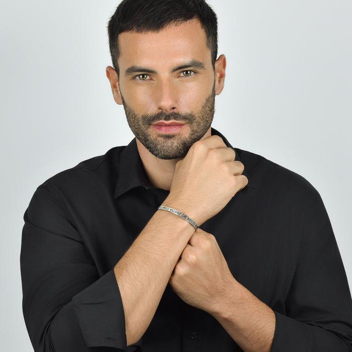 MEN'S BRACELET IN STEEL BROTHER THE BEST FRIEND YOU COULD HAVE